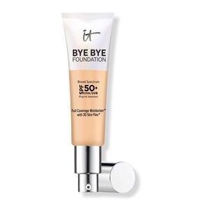 IT Cosmetics Bye Bye Foundation LIGHT Full Coverage NWT $47
